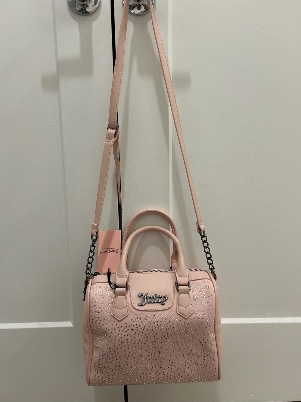 Juicy Couture (NWT) Dazzle Satchel in Pink Clay - Picture 9 of 13